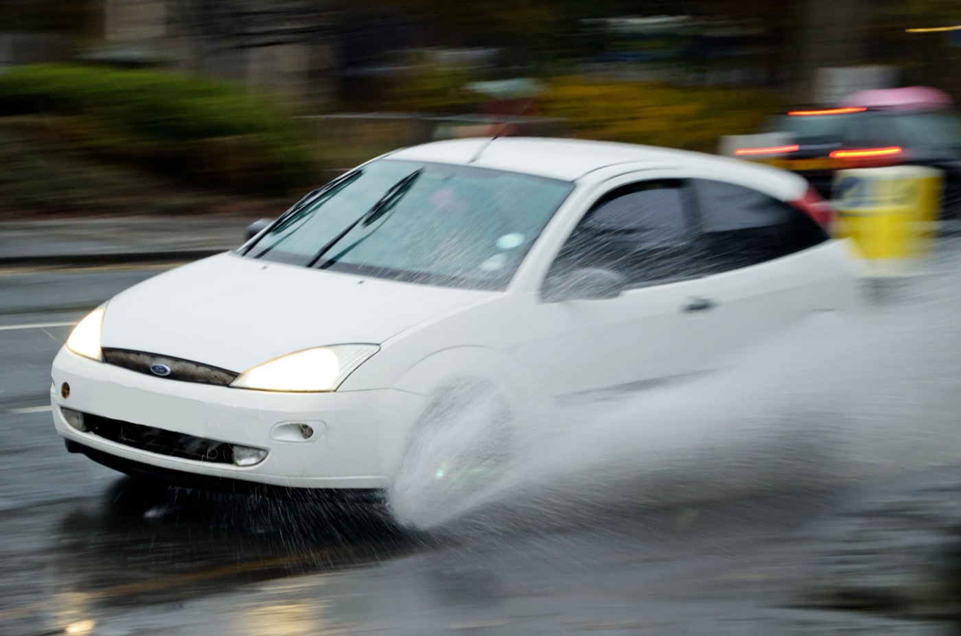 Aquaplaning Reifen Nasshaftung
