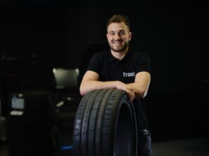 Verschleiss an einem Reifen